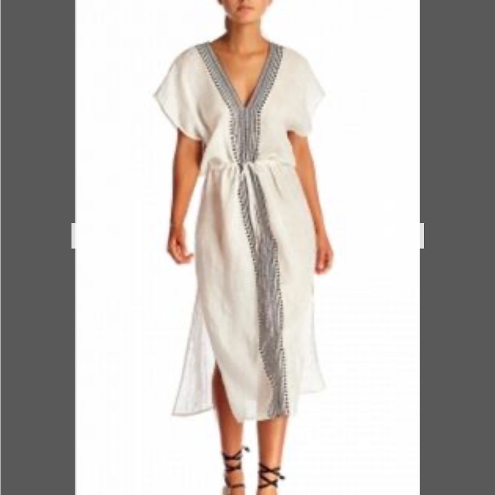 Vitamin A Baja Border Tulum Linen Tunic